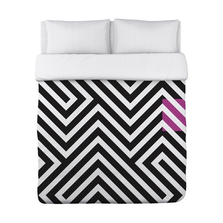 Maze // Duvet Cover (68"L x 88"W x 1"H)