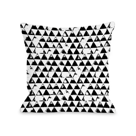 Faded Triangles // Pillow (16"L x 16"W)