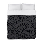 Dancing Lines // Duvet Cover (68"L x 88"W x 1"H)