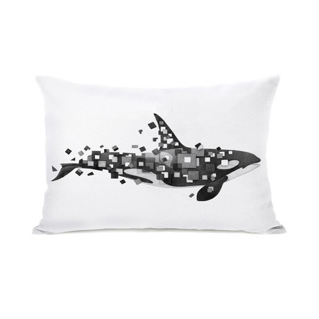 Geometric Whale // Pillow