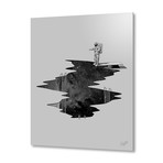 Space Diving (16"W x 24"H x 0.2"D // Aluminum Print)