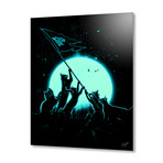 Freedom Cats (16"W x 20"H x 1.5"D // Canvas)