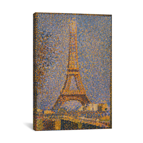 The Eiffel Tower // Georges Seurat // 1889 (18"W x 26"H x 0.75"D)