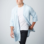 Woven Kimono Jacket // Bleached Indigo (S)