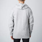 Sergey Cropped Hoodie // Heather Grey (S)