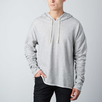 Sergey Cropped Hoodie // Heather Grey (S)
