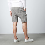 Ichiro Drop Crotch Cargo Shorts // Olive (S)