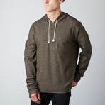 Sergey Cropped Hoodie // Olive (S)