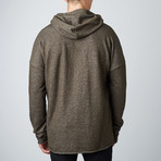 Sergey Cropped Hoodie // Olive (S)