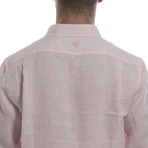 Island Linen Shirt // Pink Sand (XL)