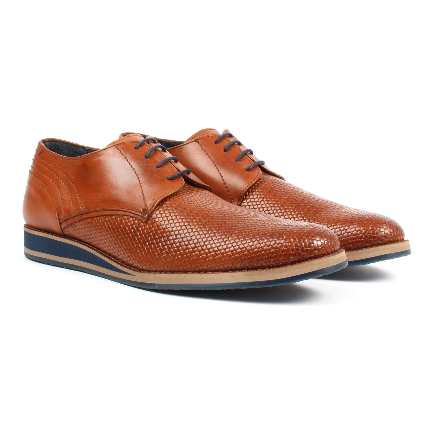 Textured Men&#39;s Oxford // Tan (US: 12) - Clearance: Dress Shoes - Touch of Modern