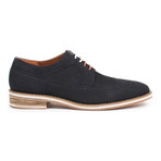 Nubuck Wing-Tip Derby // Navy (US: 8)