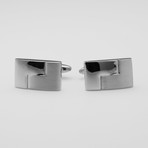 3D Square Cufflink