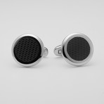 Round Diamond Cufflink