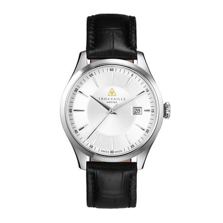 Trouvaille Classic Gents Automatic // TWA40004.22 (Black Alligator Leather Strap)
