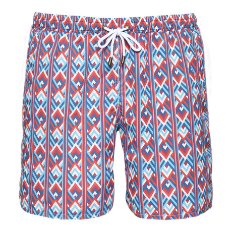 Boogie Woogie Classic // Light Blue + Red + White (S)