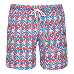 Boogie Woogie Classic // Light Blue + Red + White (S)