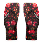 Flowers Flip Flop // Black (Euro: 35-36)