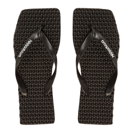 Reflexology Flip Flop // Black (Euro: 35-36)