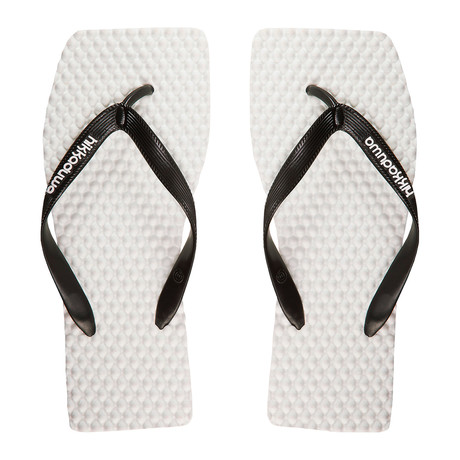 Reflexology Flip Flop // White (Euro: 35-36)