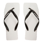 Reflexology Flip Flop // White (Euro: 35-36)