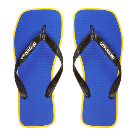 Sportline Flip Flop // Blue + Yellow (Euro: 35-36)