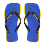 Sportline Flip Flop // Blue + Yellow (Euro: 35-36)