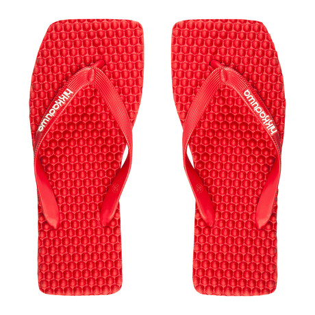 Reflexology Flip Flop // Red (Euro: 35-36)