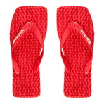 Reflexology Flip Flop // Red (Euro: 35-36)
