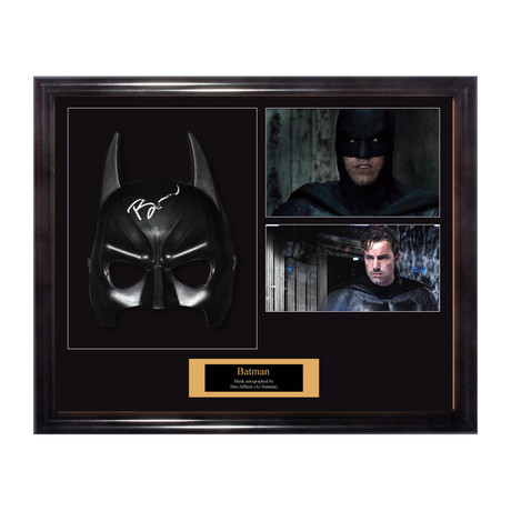 Signed Batman Mask // Ben Affleck