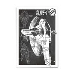 The Slave1 // Blueprint (13"W x 19"H)