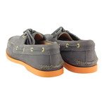Boat Shoe // Grey + Orange (US: 8)