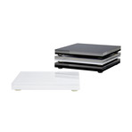 Coasters // Pack of 4 (Soho Black + Hamptons White)