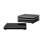 Coasters // Pack of 4 (Soho Black + Hamptons White)