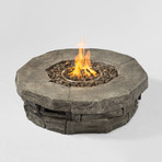 Tivoli Cast Stone Propane Fire Pit Table