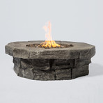 Tivoli Cast Stone Propane Fire Pit Table