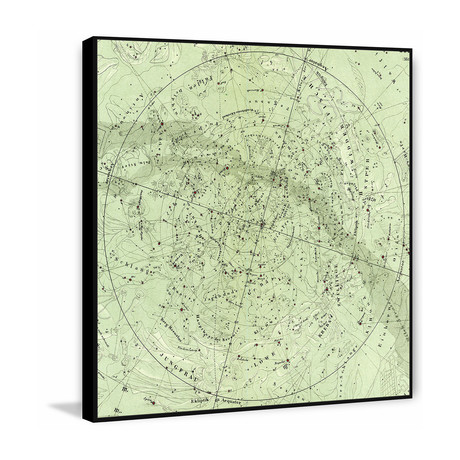 Aerial Earth Green // Canvas (12"W x 12"H x 1.5"D)
