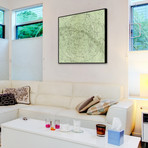 Aerial Earth Green // Canvas (12"W x 12"H x 1.5"D)