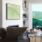 Aerial Earth Green // Canvas (12"W x 12"H x 1.5"D)