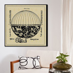 Zenith Globe // Canvas (12"W x 12"H x 1.5"D)
