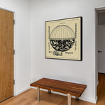 Zenith Globe // Canvas (12"W x 12"H x 1.5"D)