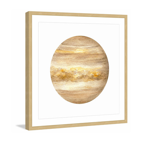 Beige Planet // Archive Paper (12"W x 12"H x 1.5"D)