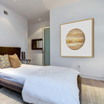 Beige Planet // Archive Paper (12"W x 12"H x 1.5"D)