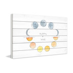Moon + Sun // White Wood (18"W x 12"H x 1.5"D)