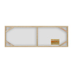 Moon Phases // Brushed Aluminum (30"W x 10"H x 1.5"D)