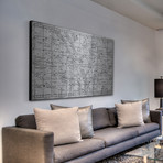 Constellation Map // Brushed Aluminum (18"W x 12"H x 1.5"D)