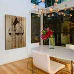 Mars Views // Natural Pine Wood (12"W x 18"H x 1.5"D)