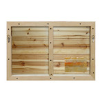 Flag Planting // White Wood (18"W x 12"H x 1.5"D)