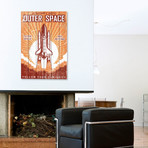 Space and Beyond // White Wood (12"W x 18"H x 1.5"D)