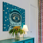 Starry One Eye // Canvas (18"W x 18"H x 1.5"D)